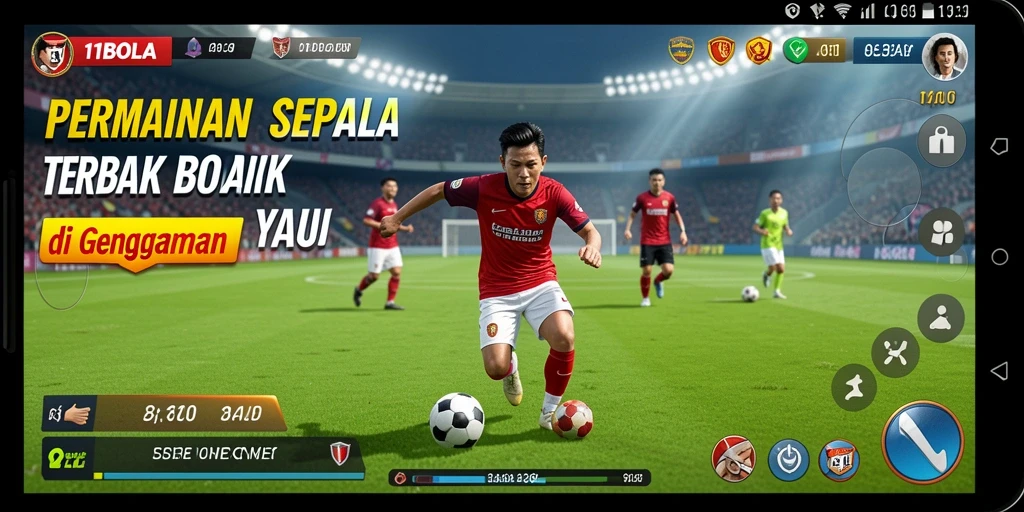 Gameplay 11BOLA yang mendebarkan saat pemain bertanding di lapangan.
