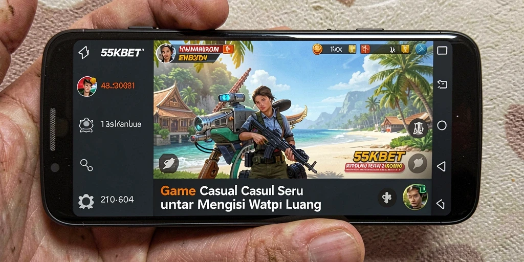 Tampilan menarik gameplay 55KBET dengan berbagai level menantang.