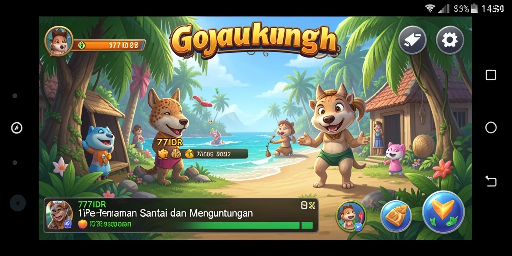 Tampilan gameplay Idle yang menarik di 777IDR.