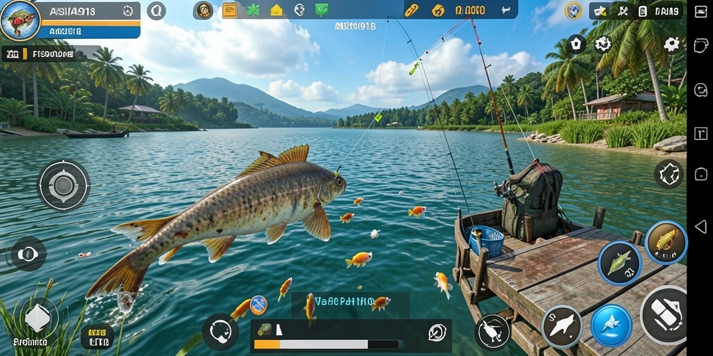 Tangkapan ikan yang menakjubkan di ASIA918.