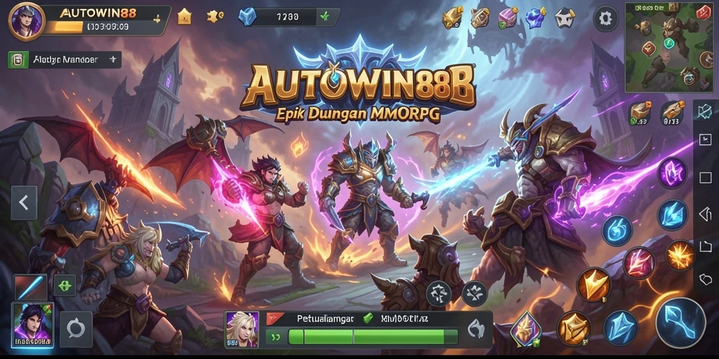 Gameplay seru dari AUTOWIN88 dalam dunia MMORPG.
