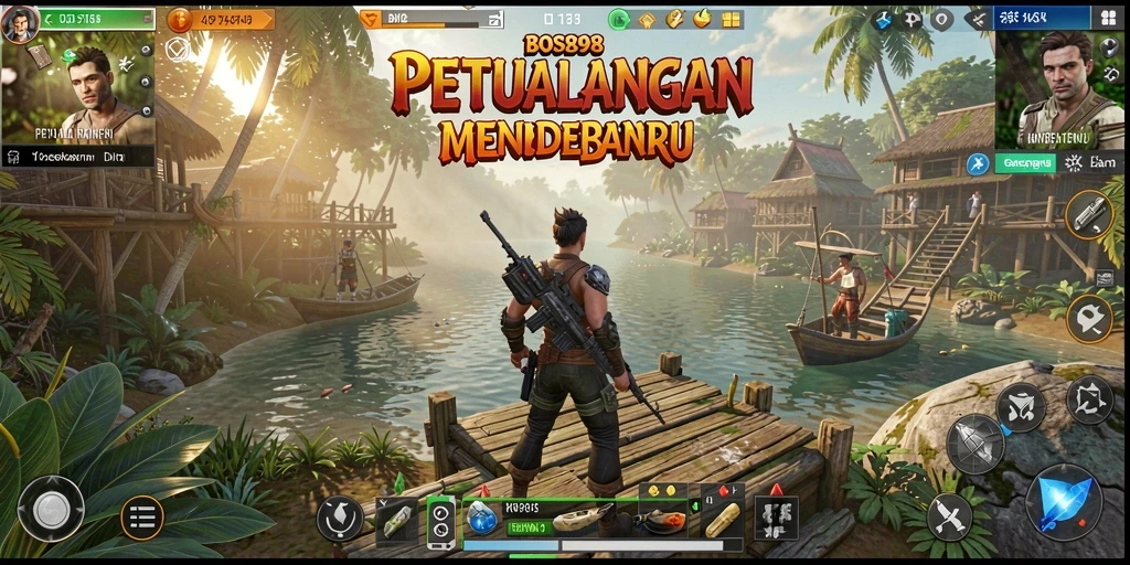 Tangkapan layar utama BOS898 menampilkan aksi petualangan yang mendebarkan.