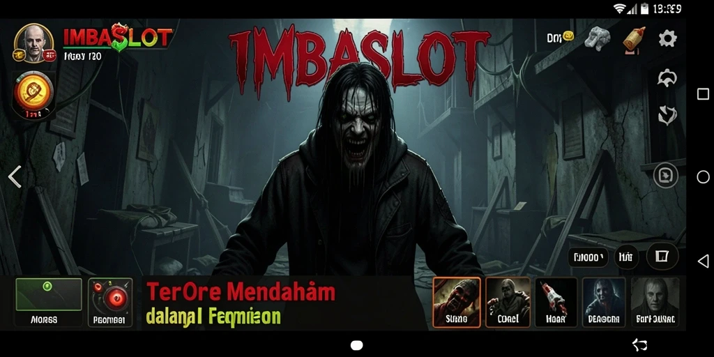 Menampilkan suasana menyeramkan dan gameplay menegangkan dari IMBASLOT.
