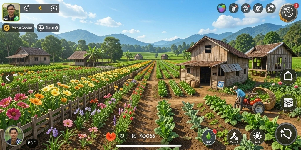 Tampilan gameplay KEPO66 yang menarik dalam dunia pertanian.