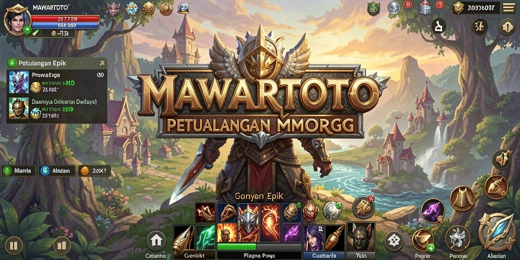 Screenshot gameplay MAWARTOTO yang menampilkan pertarungan seru antar pemain.