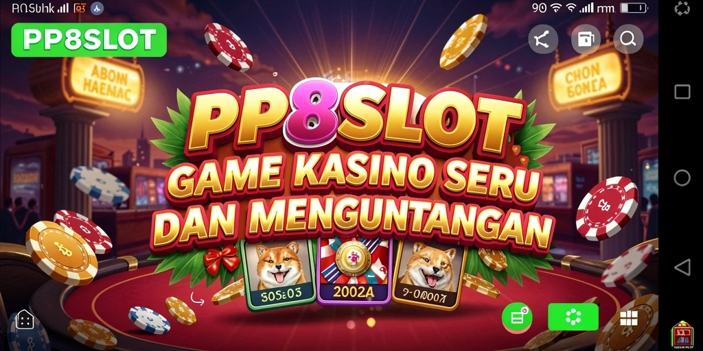Gameplay menarik dari PP8SLOT yang menampilkan berbagai tema slot.