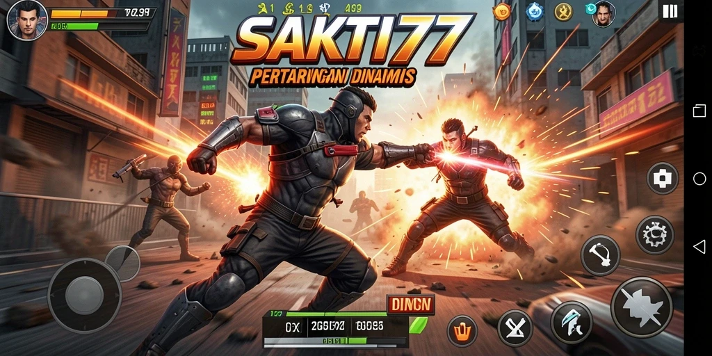 Tampilan aksi seru dan grafis memukau di SAKTI77.