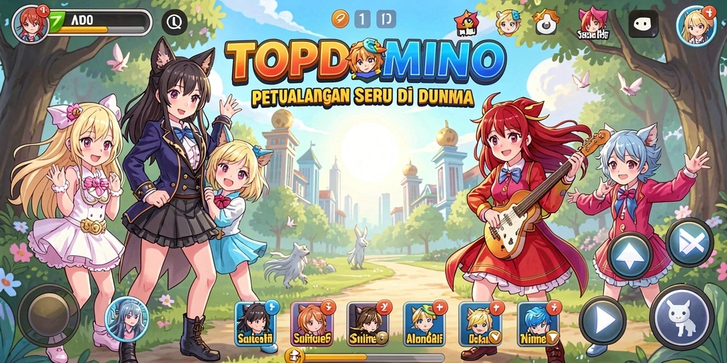 Gameplay menarik dan interaktif dari TOPDOMINO yang penuh warna.