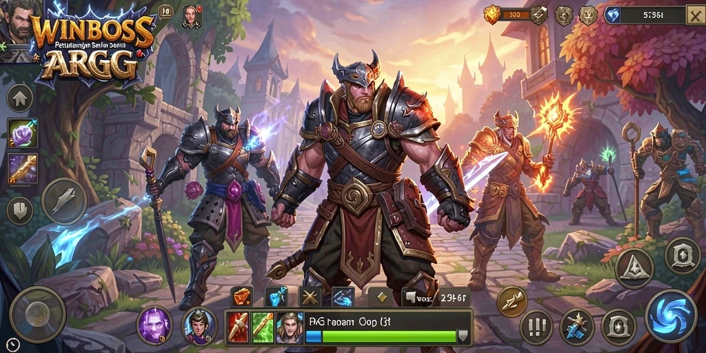 Tangkapan layar gameplay <strong>WINBOSS</strong> menunjukkan aksi seru dan pertarungan yang penuh tantangan.